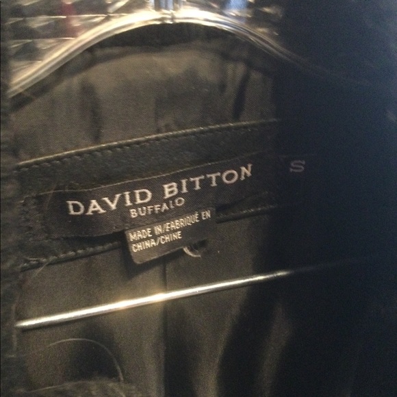 David Bitton Leather Coat - Picture 8 of 11
